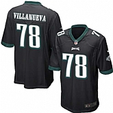 Nike Men & Women & Youth Eagles #78 Villanueva Black Team Color Game Jersey,baseball caps,new era cap wholesale,wholesale hats